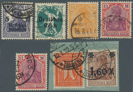 31562 Deutsches Reich - Inflation: 1919/1921, Lot Besserer Gestempelter Inflawerte, Dabei 106b, KB Winkler - Lettres & Documents
