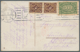 31563 Deutsches Reich - Inflation: 1920/1923, Auslandspost Tschechoslowakei, Vielseitiger Bestand Von über - Lettres & Documents