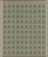 31569 Deutsches Reich - Inflation: 1920/23, Bogensammlung Postfrisch, Dabei Etliche Gute Bögen Aus Der Hoc - Covers & Documents