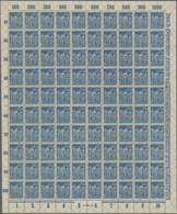 31582 Deutsches Reich - Inflation: 1922/23: Gigantischer Bestand Von überwiegend Vollständigen Originalbög - Brieven En Documenten