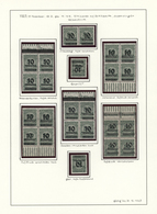 31585 Deutsches Reich - Inflation: 1923, Vorwiegend Postfrische Spezialsammlung Nur Der Hochinflationsausg - Covers & Documents