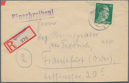 31607 Deutsches Reich - 3. Reich: 1933/1945, Brief- Und Ganzsachenposten Mit über 200 Belegen Dabei Häufig - Unused Stamps