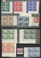 31613 Deutsches Reich - 3. Reich: 1933/1945, Partie Von Meist Einheiten (Viererblöcke) Mit Vielen Besseren - Unused Stamps