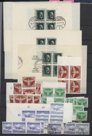 31615 Deutsches Reich - 3. Reich: 1933/1945, Sauber Sortierter Bestand Im Dicken Steckbuch, Dabei Blocks, - Unused Stamps