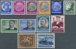 31635 Deutsches Reich - 3. Reich: 1933-45, Fast Kompl. Postfrische Sammlung (ohne 496/507, Bl. 2+3) In Haw - Unused Stamps