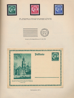 31637 Deutsches Reich - 3. Reich: 1933/43, Komplette Postfrische Bzw. Ungebrauchte Sammlung (ohne Block 2 - Unused Stamps