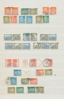31702 Deutsches Reich - Zusammendrucke: 1928/1932, Sauber Gestempelte Partie Zusammendruck-Kombinationen M - Se-Tenant