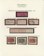 31731 Deutsches Reich - Lokalausgaben 1918/23: 1923, Sammlung Der Lokalausgaben Von Bergisch Gladbach Bis - Lettres & Documents