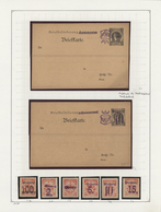 31734 Deutsches Reich - Privatpost (Stadtpost): 1887/1895, GIESSEN Privatpost, Sehr Interessante Sammlung - Postes Privées & Locales