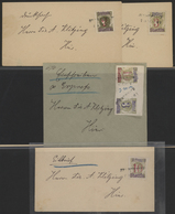 31736 Deutsches Reich - Privatpost (Stadtpost): 1887/1898, STETTIN Privatpost, Hochwertige Sammlung Mit Ca - Private & Local Mails