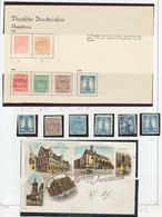 31739 Deutsches Reich - Privatpost (Stadtpost): 1896/1899, AUGSBURG Privatpost, Schöne Sammlung Mit 24 Mar - Private & Local Mails