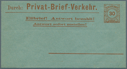 31746 Deutsches Reich - Privatpost (Stadtpost): HEIDELBERG+NEUENHEIM: Partie Von Ca. 100 Ganzsachen In äuß - Privatpost