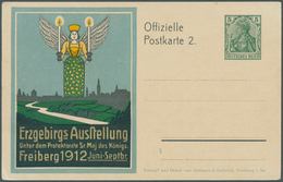 31774 Deutsches Reich - Ganzsachen: 1902/1913, Posten Von 394 Privat-Postkarten Aus PP 27 A Bis PP 27 C 16 - Sonstige & Ohne Zuordnung