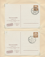 31783 Deutsches Reich - Ganzsachen: 1933/1942, Sammlung Von Ca. 120 Ganzsachen Im Entsprechenden Vordrucka - Sonstige & Ohne Zuordnung