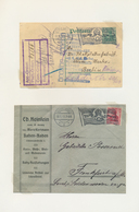 31800 Deutsches Reich - Stempel: 1906/1941, Maschinenstempel Und Freimarkenstempler, Sammlung Von Ca. 60 K - Franking Machines (EMA)