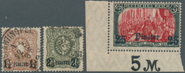 31841 Deutsche Post In Der Türkei: 1884/1919, Meist Ungebrauchtes Und Teils Etwas Gestempeltes Steckkarten - Deutsche Post In Der Türkei