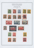 31842 Deutsche Post In Der Türkei: 1884/1913, Saubere Sammlung Auf Vordrucken Mit Etlichen Besseren Werten - Turkse Rijk (kantoren)