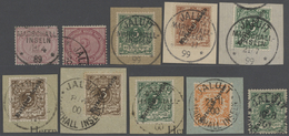 31863 Deutsche Kolonien - Marshall-Inseln: 1889/1912, Interessante Gestempelte Sammlung Ab Vorläufer-Ausga - Marshall-Inseln