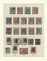 31898 Deutsche Abstimmungsgebiete: 1920-22, Vollständige Sammlung Gestempelt, Teils Auf Brief, Einiges Gep - Autres & Non Classés