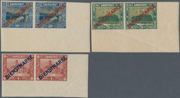 31915 Deutsche Abstimmungsgebiete: Saargebiet - Dienstmarken: 1922, Aufdruckausgabe, 3 C. Bis 1 Fr., Kompl - Officials