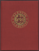 31921 Deutsche Abstimmungsgebiete: Schleswig: 1920, Offizielle Geschenkmappe Mit Rotem Festeinband Und Gol - Other & Unclassified