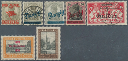 31940 Danzig: 1920/1935 (ca.), Gestempelte Und Ungebrauchte Sammlungspartie Im Steckuch, Dabei Einige Bess - Autres & Non Classés