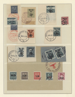 31968 Deutsche Besetzung II. WK: 1939/45, B&M, GG, Serbien U.a. Wie Laibach, Montenegro Etc., Gestempelte - Occupation 1938-45