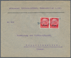 32011 Dt. Besetzung II WK - Lothringen: 1940/1941, Lothringen Und Etwas Elsaß, Sammlungspartie Von Ca. 50 - Bezetting 1938-45