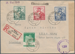 32102 Deutschland Nach 1945: 1945 - 1949 (ca.), Posten Von Etwa 220 Belegen Aus Den Verschiedenen Besatzun - Verzamelingen