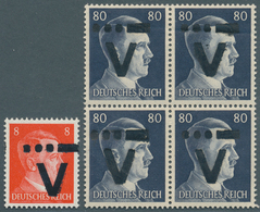 32106 Deutschland Nach 1945: 1945, WESTERSTEDE, Freimarke Hitler Und 4 Pf Hindenburg Mit Privat Veranlasst - Collections