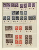 32137 Deutschland Nach 1945: 1945/48, HAN-Spezialsammlung Kontrollrat Und Bizone/SBZ Mit Aufdruckwerten, D - Collections