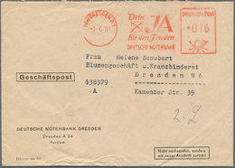 32161 Deutschland Nach 1945: 1946/1955, FREISTEMPEL, Ca. 450 Belege, Dabei Viele Aptierte Stempel Aus Dem - Verzamelingen