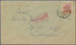 32211 Sowjetische Zone Und DDR: 1945/1963, Partie Von Ca. 108 Briefen Und Karten, Dabei SBZ Mit Einigen Be - Sammlungen