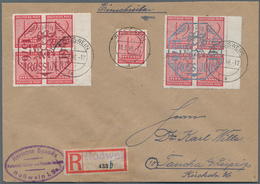 32234 Sowjetische Zone: 1945/1949, Sammlung Von Ca. 80 Briefen Und Karten, Meist Philatelistische Post/Son - Other & Unclassified