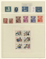 32284 DDR: 1949/1990, ABARTEN, Sammlung Mit Zahlreichen Plattenfehlern, Wasserzeichentypen Und Sonstigen D - Other & Unclassified