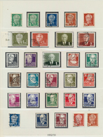 32306 DDR: 1949-1990, überkomplette Gestempelte Sammlung In Gesamt 13 Lindner-T-Vordruckalben Teils Mit Ka - Andere & Zonder Classificatie