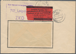 32309 DDR: 1949/1980, Vielseitiger Posten Von Ca. 200 Briefen Und Ganzsachen, Dabei Frankierte Telegrame, - Andere & Zonder Classificatie