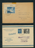 32327 DDR: 1949-54, Sammlung Von Ersttagsbriefen Im Briefealbum, Einige Gute FDC Dabei Wie Z.B. 242, 342 U - Andere & Zonder Classificatie