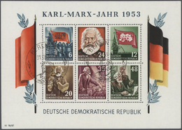 32332 DDR: 1950/1990, Postfrische Und Gestempelte Sammlung Der Blockausgaben, Soweit Ersichtlich Je In Bei - Sonstige & Ohne Zuordnung