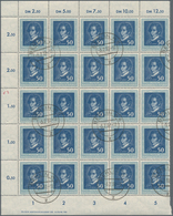 32346 DDR: 1952/1953, Saubere Partie Von Gefälligkeitsentwerteten Einheiten (meist Mit Originalgummi), Dab - Sonstige & Ohne Zuordnung