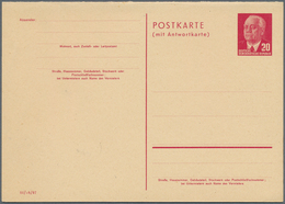 32401 DDR - Ganzsachen: 1949/1990, Interessanter Ganzsachenposten Von Ca. 280 Stück Aus Altem Händlerlager - Sonstige & Ohne Zuordnung