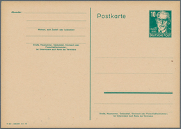 32403 DDR - Ganzsachen: 1950/1990, Saubere Sammlung Von über 100 Ungebrauchten Ganzsachen Mit Karten Und U - Other & Unclassified