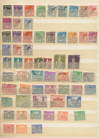 32412 Bundesrepublik Und Berlin: 1948/1954, Sammlungspartie Der Beiden Gebiete Auf Blättern/Steckseiten, D - Verzamelingen