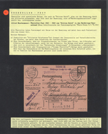 32458 Berlin: 1945, SPÄTE POST Und ÜBERROLLER: Kenntnisreich Beschriftete Sammlung Von Ca. 109 Belegen Aus - Other & Unclassified