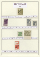 32462 Berlin: 1948/1990, Postfrische Spezial-Sammlungspartie Von Oberrändern, Papiervarianten Sowie Auch G - Other & Unclassified
