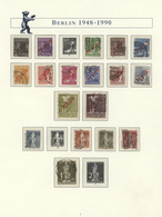 32463 Berlin: 1948/1990, Umfangreicher Berlin-Bestand In 14 Alben Mit Sammlungsteilen Und Dubletten, Dabei - Other & Unclassified