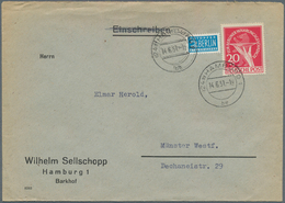 32493A Berlin: 1949/1990, Ca. 600 Briefe Und Karten Mit Fast Ausschließlich Berlinmarken, Häufig In Der Bun - Other & Unclassified