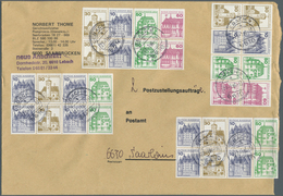 32528 Berlin: 1988/1992, Partie Von Ca. 127 Bedarfsbriefen, Meist Gerichtsvollzieher-Zustellungsaufträge, - Autres & Non Classés