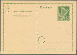 32544 Berlin - Ganzsachen: 1948/1967. Spannende Sammlung Von 109 Nur Versch. POSTKARTEN, Oft Doppelt Gesam - Other & Unclassified