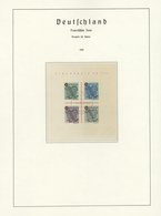 32575 Französische Zone: 1946 - 1949, Komplette Sammlung Ohne Konstanz II Und Zwangszuschlagsmarken, Saube - Autres & Non Classés